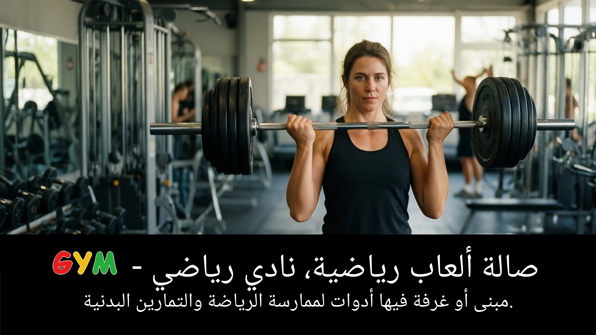 Arabic Illustration for gym